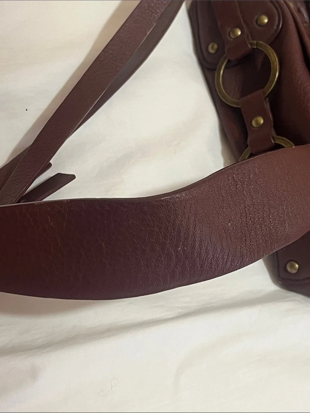 G series Flap Brown Soft Leather Bag Tobacco Glamour Sport Lthr Unit